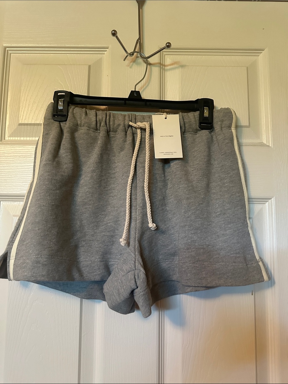 DONNI. The Stripe Eco-Terry Short